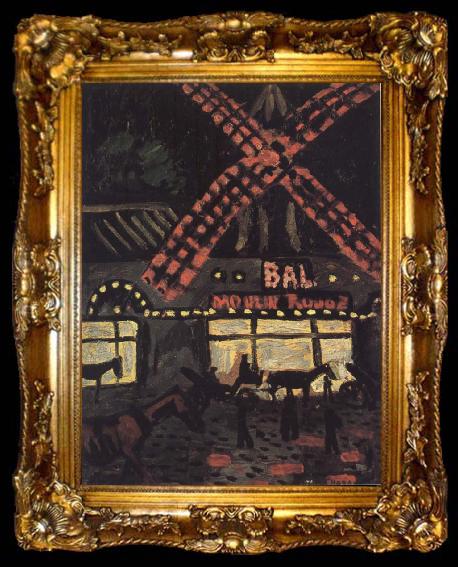 framed  Auguste Chabaud Le MoulinRouge,La mit, ta009-2
